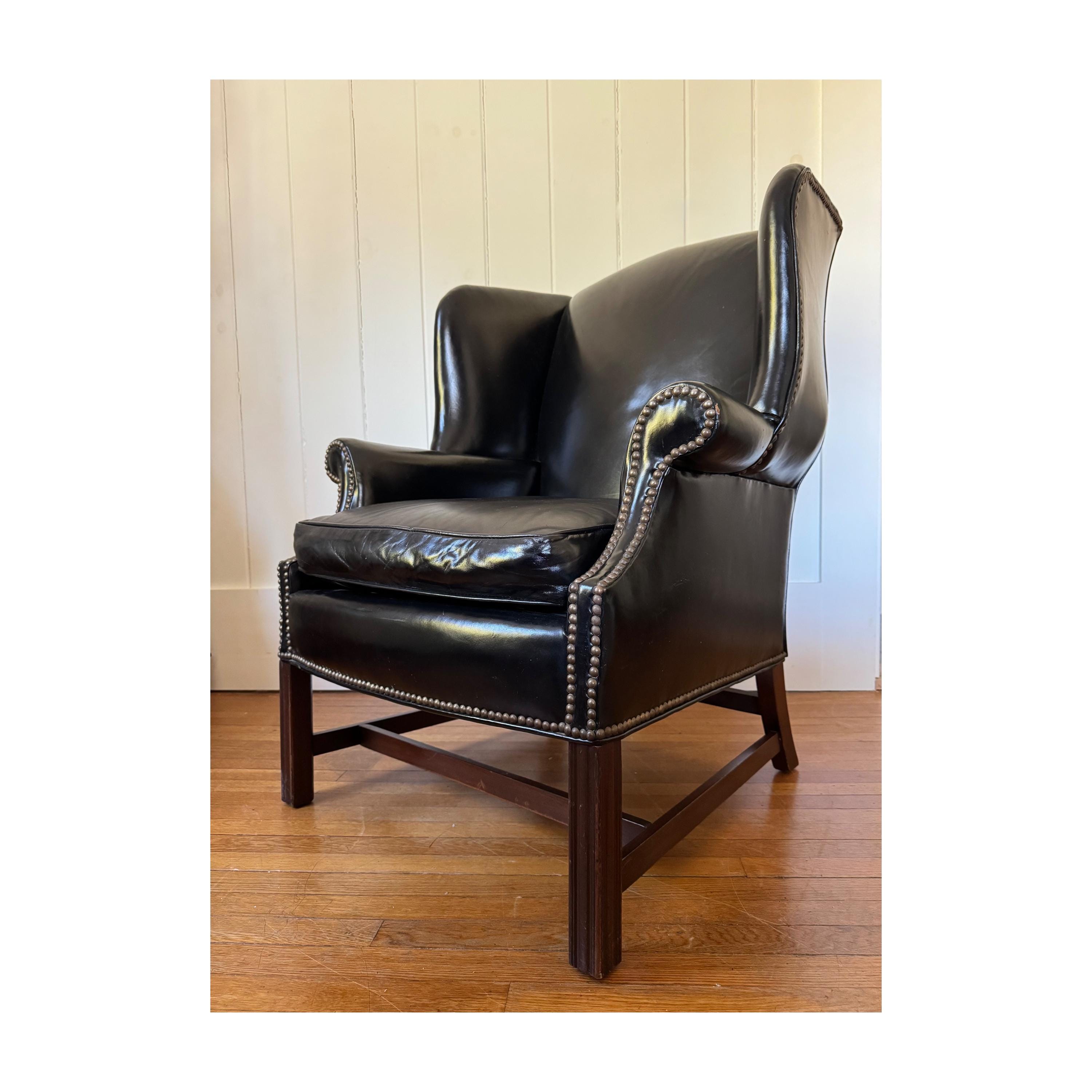 Ethan Allen Wing Chair - Etsy