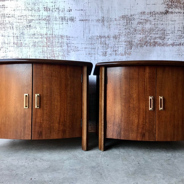 Walnut End Tables Etsy