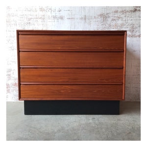 Solid Teak Scandinavian Low Modern Chest (SHIPPING NOT FREE)