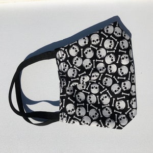 Scary Skulls: Washable/Reusable Face Mask from CatLadyParty