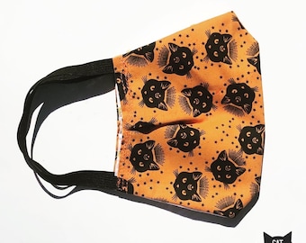 Moon Cats: Washable/Reusable Face Mask from CatLadyParty
