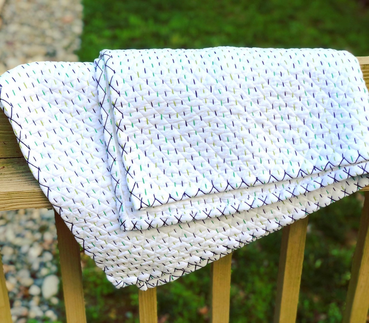 Custom Handstitched Baby Blanket Etsy