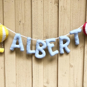 Custom Felt Name Banners