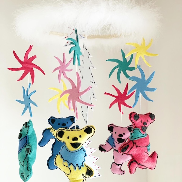 Mobile pour bébé Grateful Dead Dancing Bears