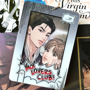 Yaoi Lovers Club BL fotokortshållare [[Förbeställ LÄS BESKRIVNINGEN]] | Manhwa Manhua Manga Fujishi fotonyckelring akryl mlm