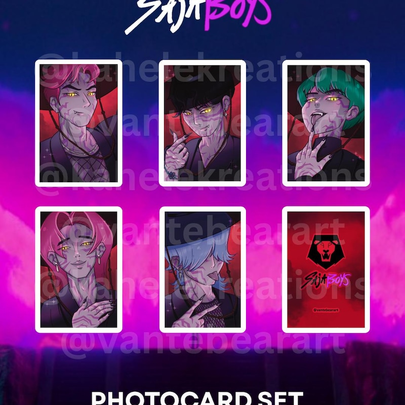 Kpop Demon Hunters Stationary Etsy