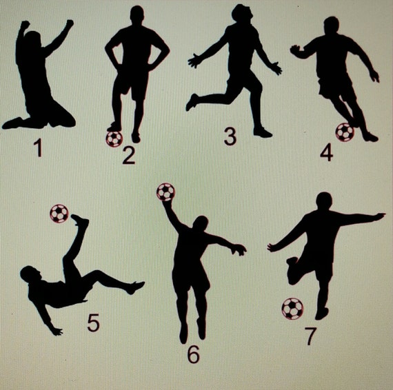 Personalized Sports Decals SoccerSoccer DecalYeti Etsy