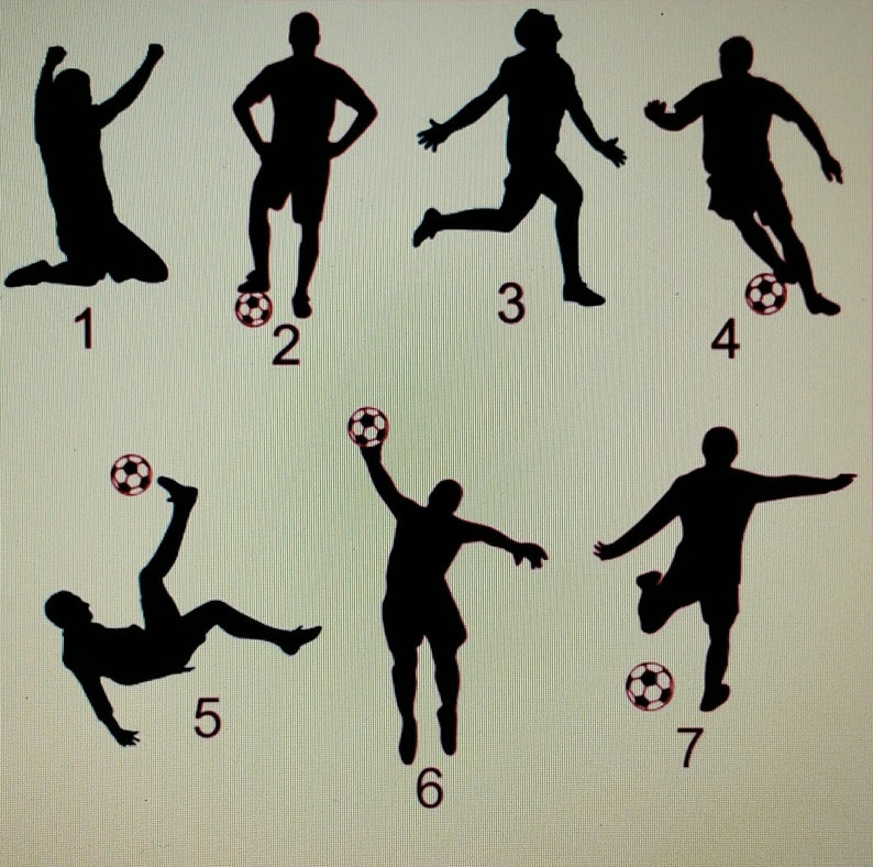 Personalized Sports Decals SoccerSoccer DecalYeti Etsy