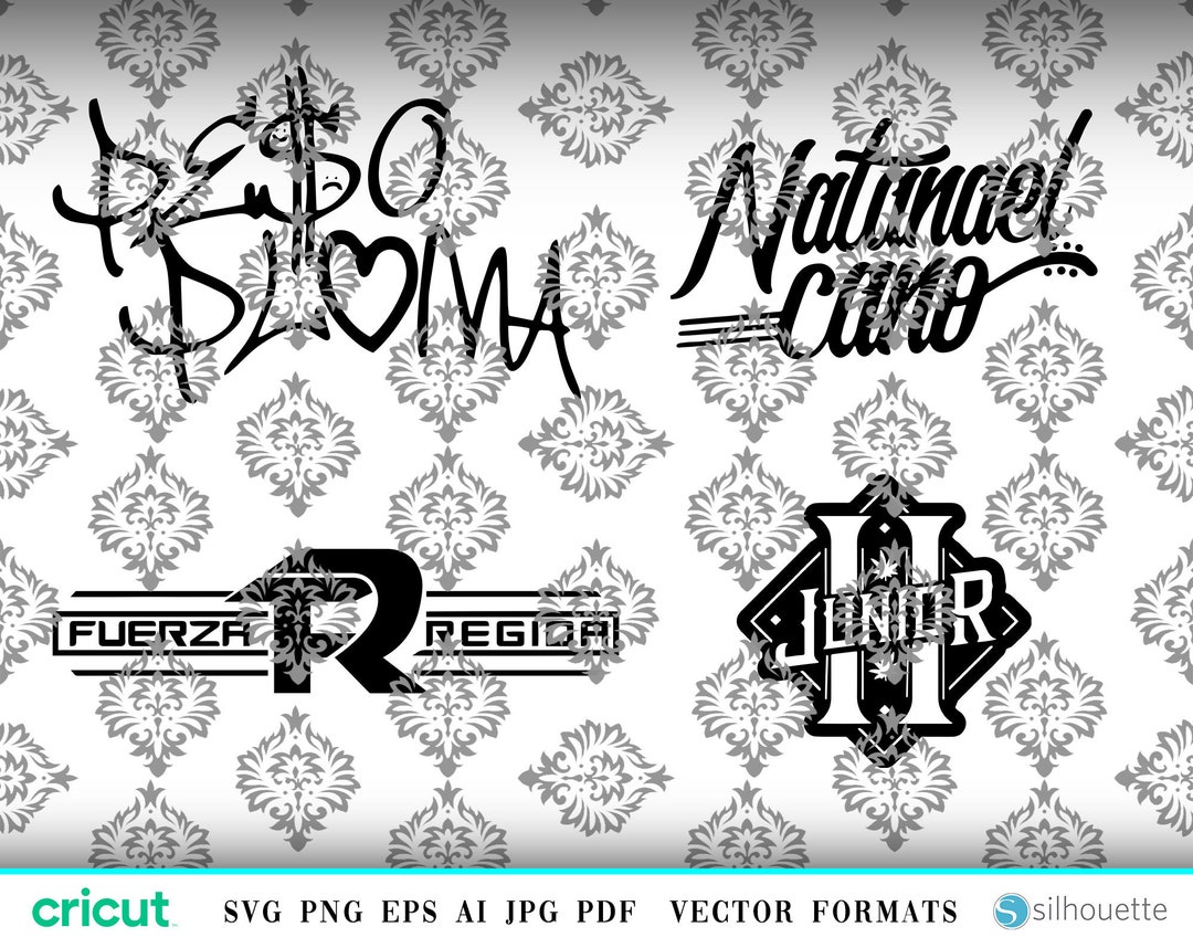 Corridos Tumbados Logos Peso Pluma Natanel Cano Etsy