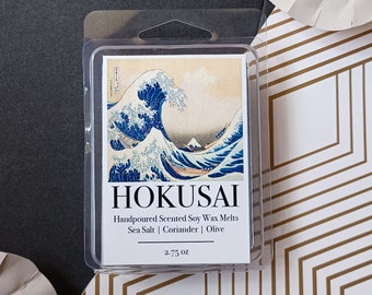 Hokusai || Fine Art Inspired Scented Soy Wax Melts