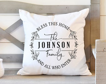 Personalized Calligraphy Name | Wedding gift | Engagement Present | Housewarming gift | Personalized Name Pillow | Custom Gift