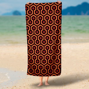Overlook Hotel Beach Towel | The Shining Carpet | Overlook Hotel | Overlook Pattern | Overlook Hotel Carpet | Stephen King | Stanley Kubrick