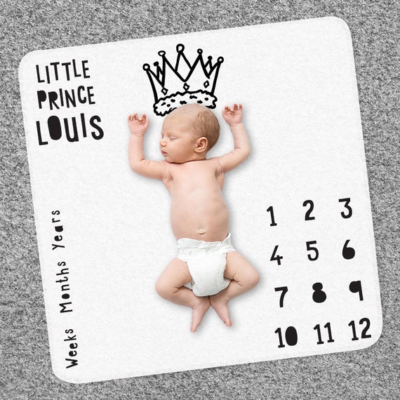 personalised milestone blanket