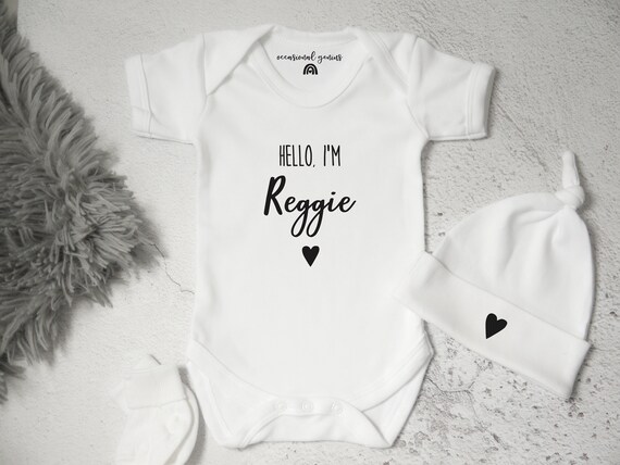 personalised baby grows etsy