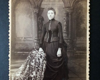 Vintage Photo of Woman 1800s by J.A. Vasbinder