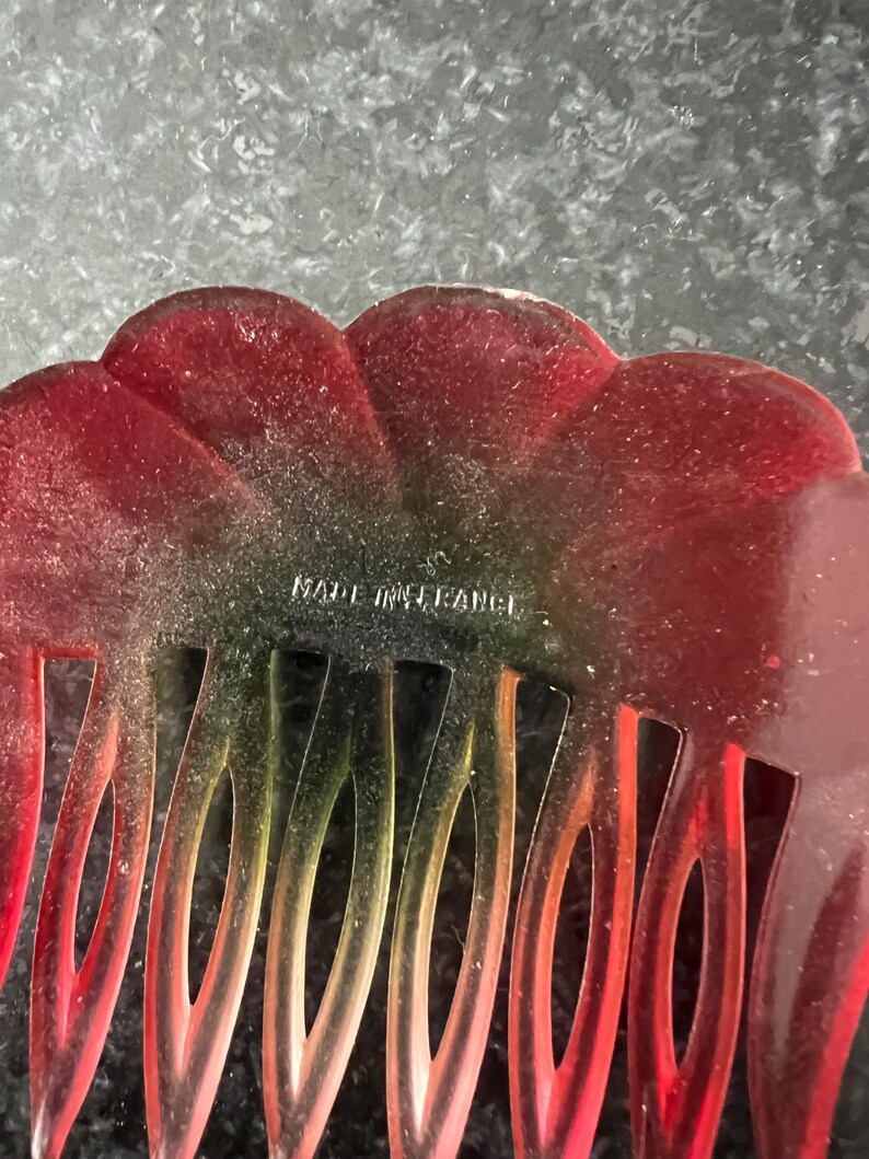 Lot of Vintage Hair Combs Made in France 1940s/50s - Etsy