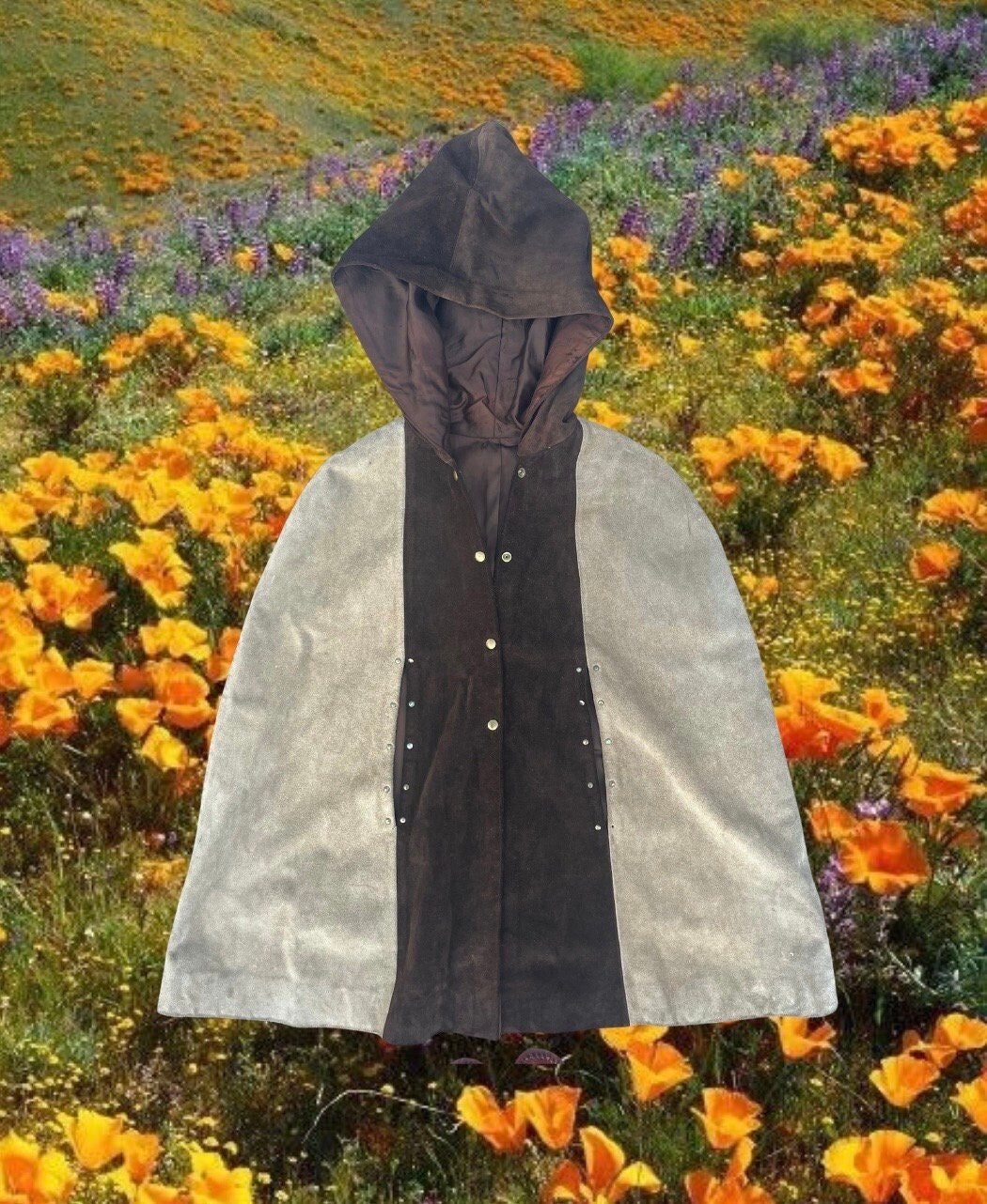 60's Hooded Poncho - Etsy