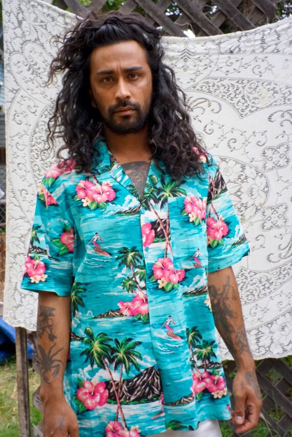 70s 80s Royale-air Hawaiian Shirt Rad 