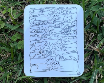 You Can Never Have Too Many Cats - Vinyl Sticker