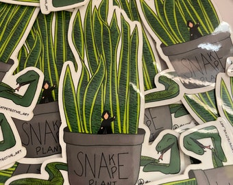 Sna(p)ke Plant- Vinyl Sticker