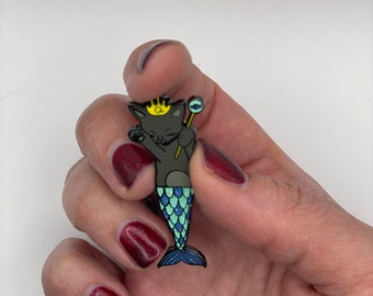 Purrmaid Qunicy - Enamel Pin