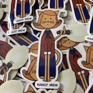 Nancy Mew - Detective de gatos - Pegatina