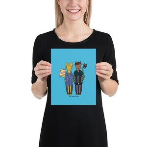 The Pawdy Boys - Cat Detective - Art Print