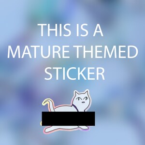 Spring Break Katze Sploot - Holographic Sticker