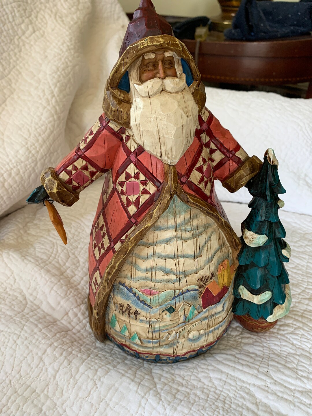 Jim Shore dashing Through the Snow Figurine Etsy