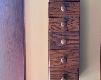 Vintage Handmade Spice Cabinet