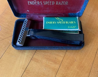 Vintage Enders Speed Razor Shaving Kit
