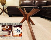 Sold - Adrian Pearsall Craft Associates Vintage Midcentury Modern Coffe Table Walnut Jacks