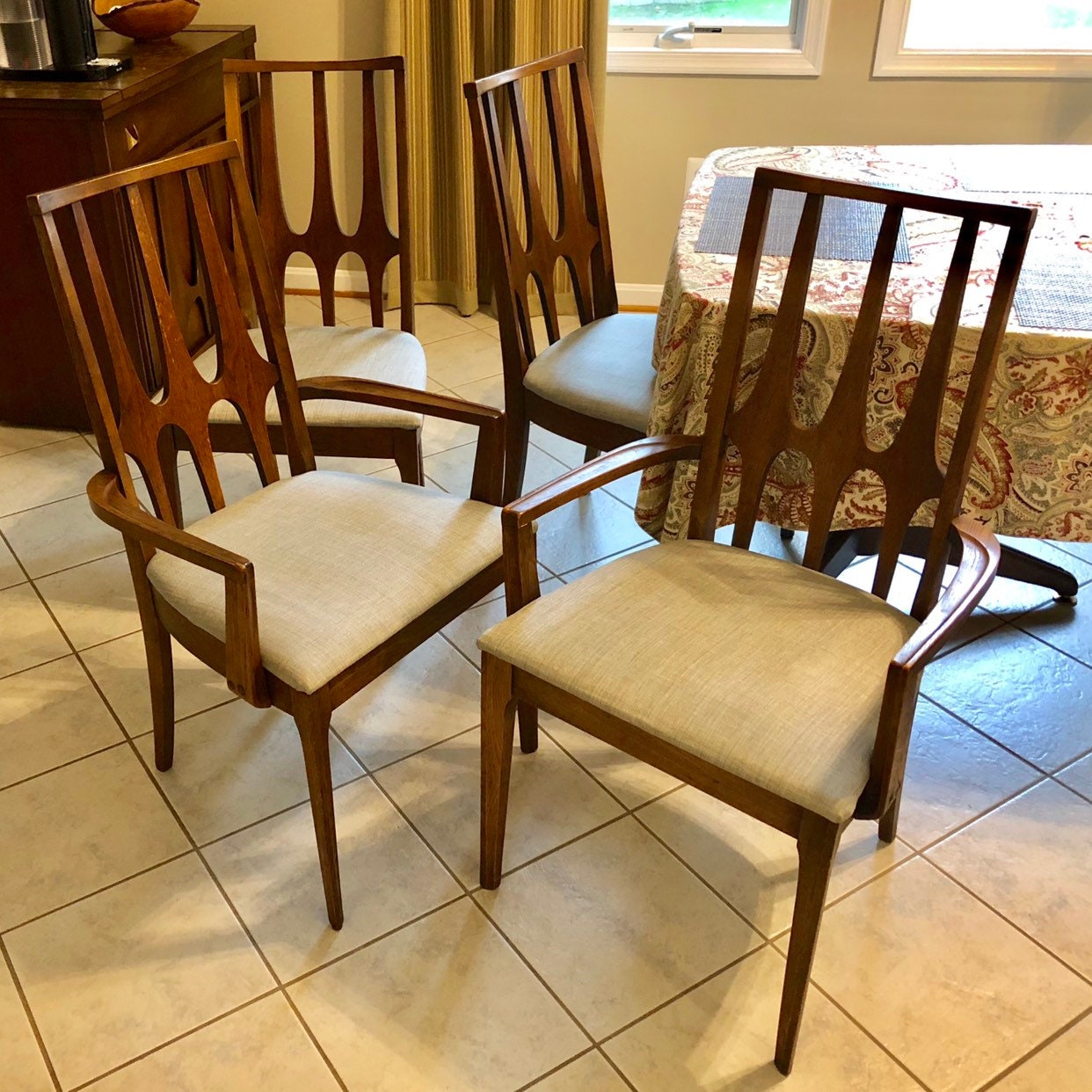 Sold Midcentury Modern Broyhill Brasilia Dining Room Chairs Vintage