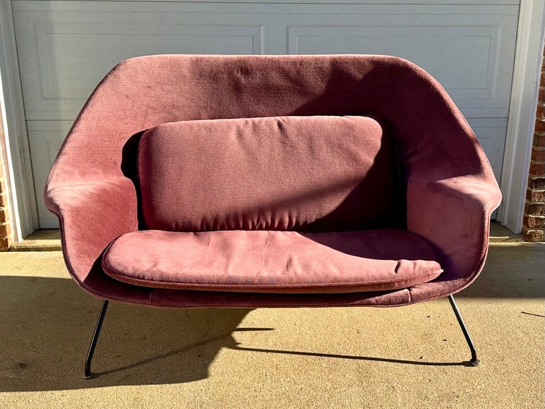 Knoll Womb Settee, Eero Saarinen, Rare Early 1950s Free Shipping image 8