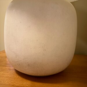 1960s Large Ceramic Lamp by Lotte and Gunnar Bostlund Original Fiberglass and Jute Shade Free Shipping image 7