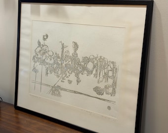 Vintage David Peretz Serigraph 1967 - Limited Edition 5/5, Signed