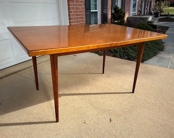 Free Shipping - Rare 1950’s Blond Midcentury Modern Dining Table by Thomasville