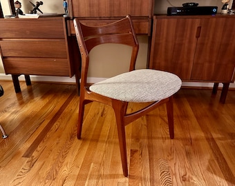 Vintage Danish Modern “Model 310” Teak Dining Chair by Erik Buch / Buck O.D. Mobler A.S. - Free Shipping