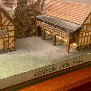 Rare 1930s WPA W.P.A. Model Kenyon Peel Hall Museum Extension Project Large Free Shipping image 5