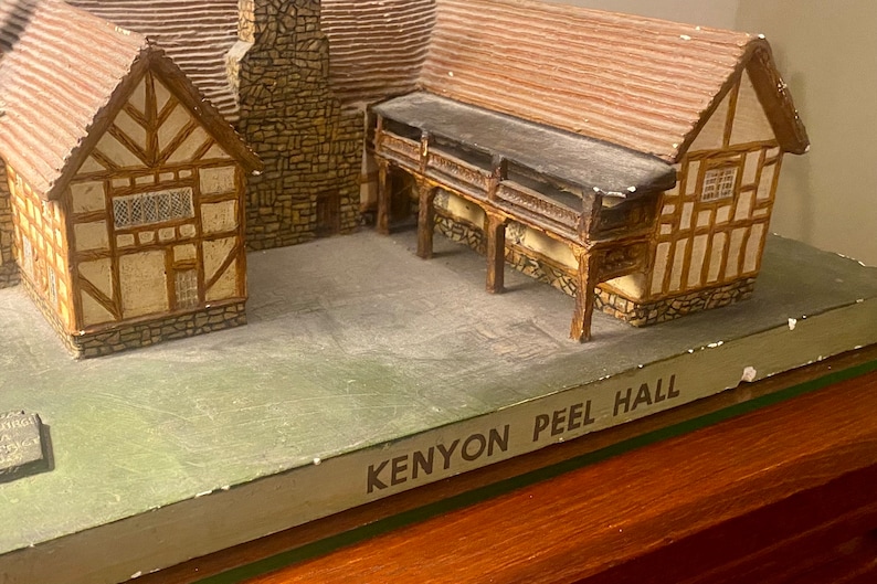 Rare 1930s WPA W.P.A. Model Kenyon Peel Hall Museum Extension Project Large Free Shipping image 5