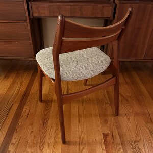 Vintage Danish Modern Model 310 Teak Dining Chair by Erik Buch / Buck O.D. Mobler A.S. Free Shipping image 3