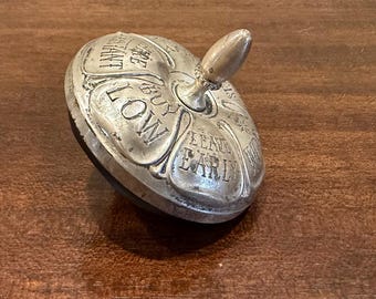 Vintage Gorham Sterling Silver Executive Decision Maker Spinning Top