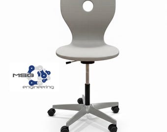 Verner Panton PantoMove Ergonomic Office Chair: Adjustable Swivel Task Chair