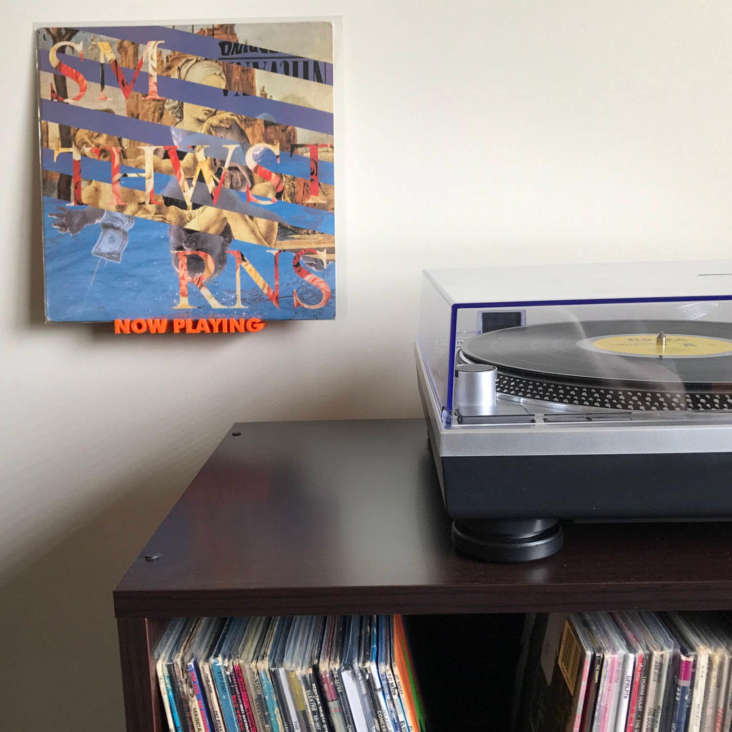 Now Playing Wall Mount Record Rack Single Size 