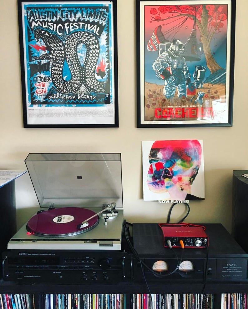 Now Playing Vinyl Record Wall Mount Display Shelf 3D Printed Etsy