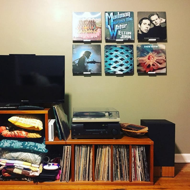 Vinyl Record Wall Mount Display Shelf 3D Printed Wall Art Etsy