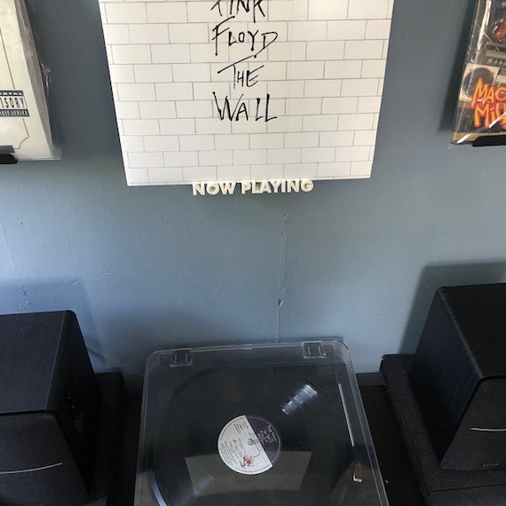 Now Playing Wall Mounted Vinyl Record Display Shelf 