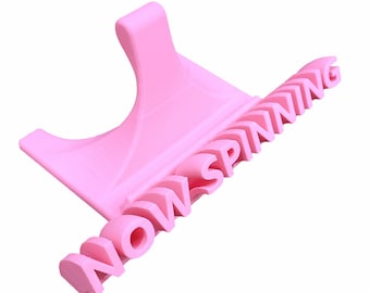 Now Spinning Vinyl Record Stand Display Shelf 3D Printed