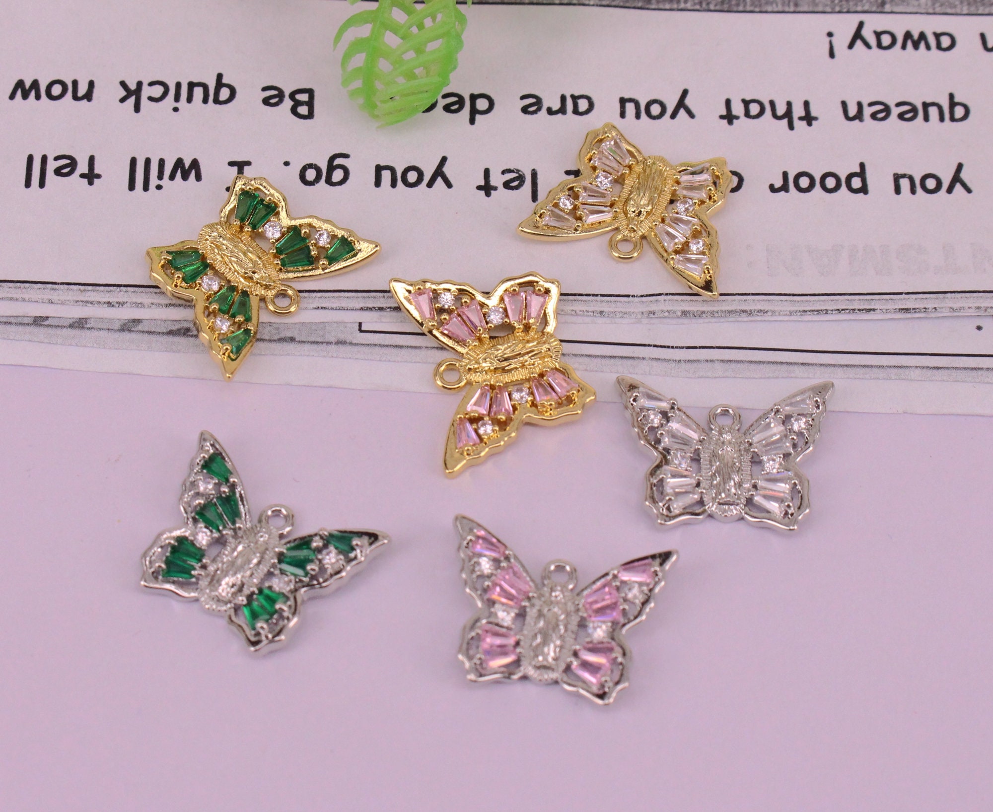EXCEART 10pcs Butterfly Pendant Mexican Charms for Bracelets San Judas  Charms Jewelry Making Accessories Metal Trim Charm Necklace Keychain for  Crafts