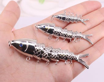 ASIAN CARP- Fish Earrings Bronze - Etsy Israel